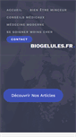 Mobile Screenshot of biogelules.fr