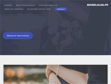 Tablet Screenshot of biogelules.fr